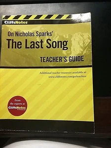 CliffsNotes On Nicholas Sparks' Last Song Teachers Guide Book buy low price now - Picture 1 of 9