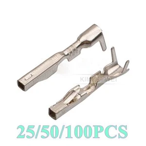 TE AMP MCON 1.2mm Automotive Crimp Female Socket Pin Terminals Contact New - Picture 1 of 2