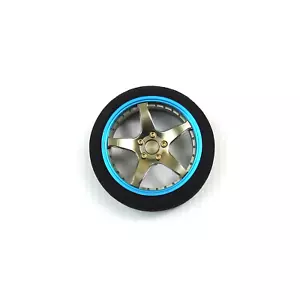 5 Spoke Transmitter Steering Wheel fit most transmitters L BLUE/Gunmetal - Picture 1 of 4