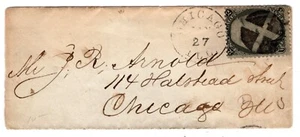 #73 Black Jack Chicago IL 1868 w/ Content - Picture 1 of 4
