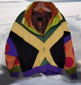 Rare Vintage Bogner Goan Thylmann Blue Lagoon Sky Jacket Size L/XL, W Germany - Picture 1 of 14