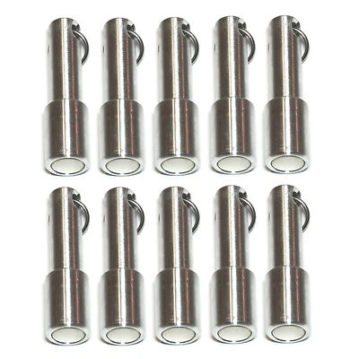 REVOLUTION MACHINES LLC Test Magnet Keychain Bulk Pack 10 Pcs Scrap Metal Recycling 10 lbs 4kg KM03