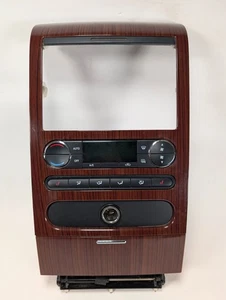 04-08 Ford F150 AC Heat Climate Control Dash Panel Wood Bezel W/ Ashtray Storage - Picture 1 of 23