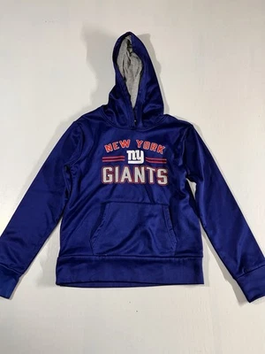 Sudadera con capucha pulóver polar juvenil New York Giants talla 10/12 NFL ropa azul Foto 1 de 4