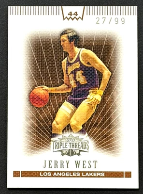 2008 TOPPS TRIPLE THREADS JERRY WEST /99 - Image 1 of 2