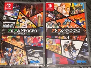Switch ACA (Arcade Archive) Neo Geo Selection Vol. 3 + Vol. 4 Japan via DHL - Picture 1 of 3