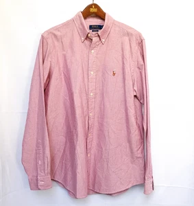 Polo Ralph Lauren Hemd Herren Gr. XL Rosa Baumwolle Knopfleiste Langarm - Bild 1 von 9