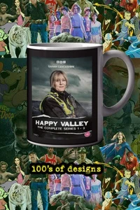 Happy Valley 11oz Mug | TV Show Poster Design | Sarah Lancashire - Picture 1 of 4