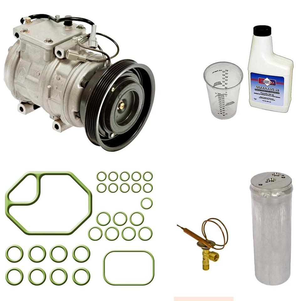 Компрессор переменного тока Omega с ремонтным комплектом кондиционера для Toyota Camry 1987 1988 - Изображение 1 из 1