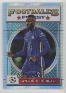 2021-22 Topps Finest Flashbacks UCL Prism Refractor /35 Antonio Rudiger Rüdiger - Foto 1 di 3