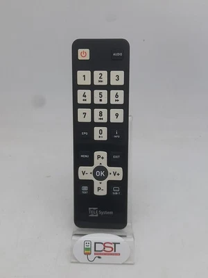 TELECOMANDO ORIGINALE TELE SYSTEMPER DECODER, USATO SENZA SPORTELLINO BATTERIA - Immagine 1 di 3