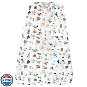 Hudson Baby Unisex Bambino Visone con Sherpa Interno Sacco a pelo, Sacco, Coperta, A - Foto 1 di 3