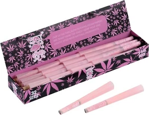 FLAMINGO PINK Zigaretten Natur Blättchen Zapfen 64 Stück 1 1/4 vorgerollt - Bild 1 von 6