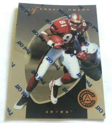 1997 Pinnacle Certified Terrell Owens #27 San Francisco 49ers - Image 1 of 2