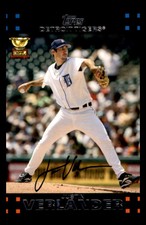 2007 Topps Detroit Tigers 160 Justin Verlander Detroit Tigers