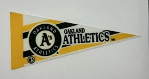 Oakland Athletics Vintage MLB Mini Pennant 9in x4in Felt Banner Flag Baseball - Picture 1 of 3