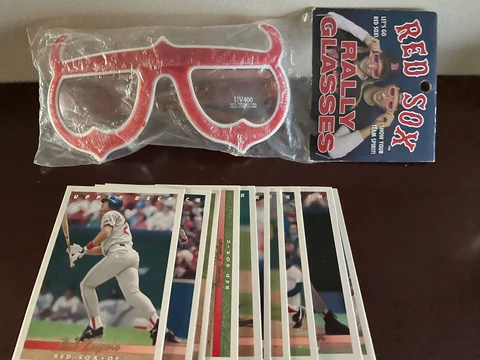 Boston Red Sox Rally Sunglasses with cards included! Cover