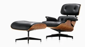 Eames lounge chair and ottoman by Herman Miller, less than 1 yr. old, never used - Picture 1 of 8