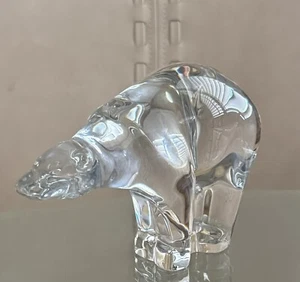 Baccarat Crystal Polar Bear. Used. Excellent condition. - Picture 1 of 4