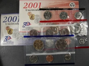 Juego de Estados Unidos 2001 como nuevo en sobre original como nuevo - sin circular - Denver y Philidephia - Imagen 1 de 4