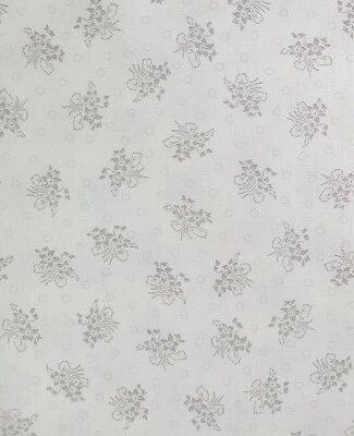 BTY X 44"W Fabric By Marcus Cream Truss Floral Quilting Sewing Crafting - Image 1 of 4