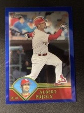 2003 Topps Chrome Albert Pujols #35 Sharp 3rd Year Cardinals Future HOF