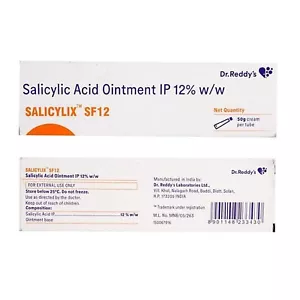 Salicylic Acid SF 12 Ointment 50gm for helps to rid the skin of dead skin - Picture 1 of 5