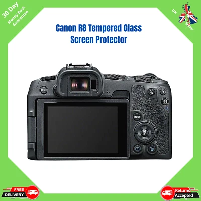 Tempered Glass Film LCD Display Screen Protector Cover Fit Canon EOS R8 Camera - Image 1 of 4