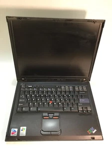 IBM ThinkPad R51 14" Laptop Intel Centrino-BROKEN BACKLIGHT- MZ - Picture 1 of 6