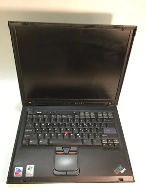 IBM ThinkPad R51 14" Laptop Intel Centrino-BROKEN BACKLIGHT- MZ - Image 1 of 4