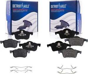 Detroit Achse - 4 Stck. Bremsbeläge vorne und hinten für Volvo S60 S80 V70 XC70 Keramik - Bild 1 von 1