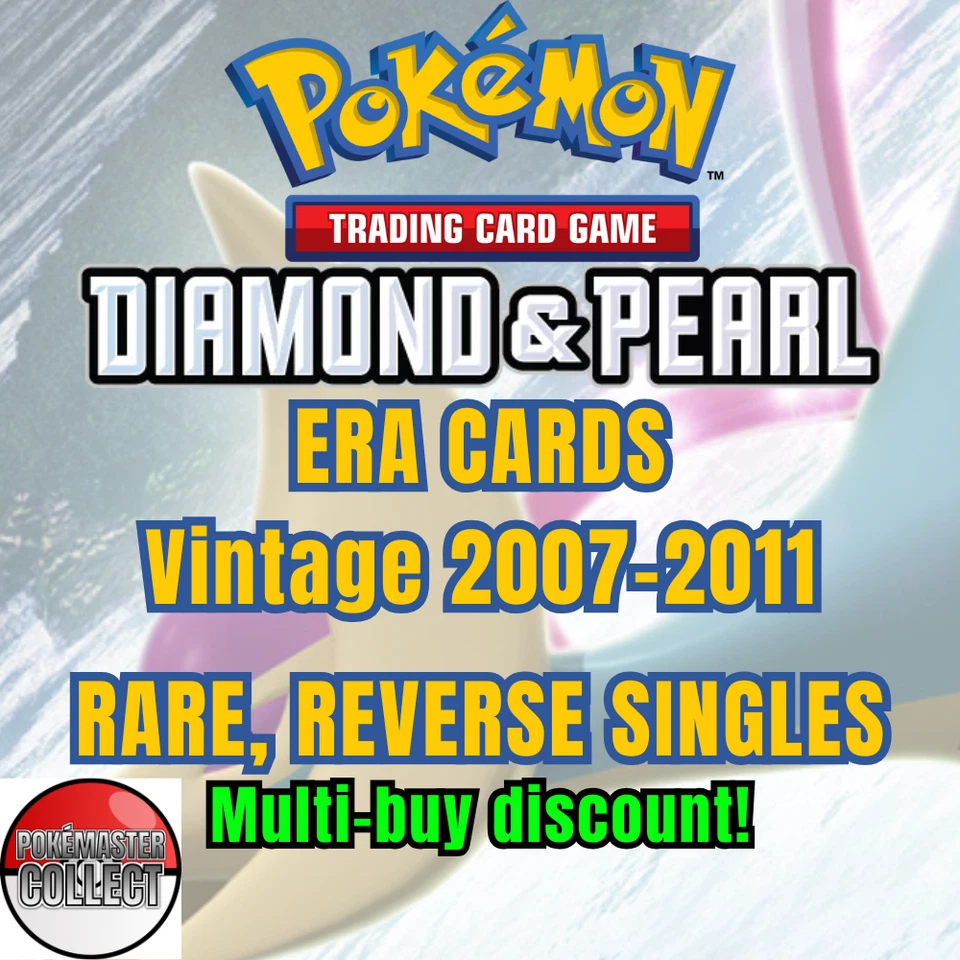 Diamond and Pearl Era Pokemon Cards Rare, Holo, Reverse Holo Singles - Image 1 of 1