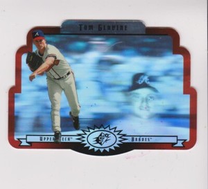 1996 Upper Deck SPX #4 Tom Glavine card, Atlanta Braves HOF