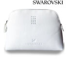 NIB 100% Authentic Swarovski Make-Up Pouch Off White With Crystals #5271214