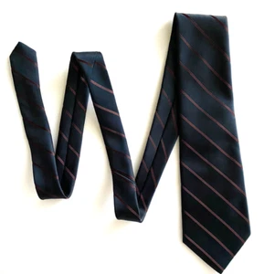 Corbata Windridge Rayas Negras 54" X 3.75" Hecha en EE. UU. - Imagen 1 de 3