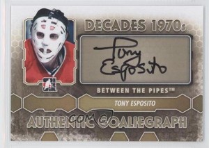 2012-13 ITG Between the Pipes GoalieGraph Tony Esposito #A-TE Auto HOF