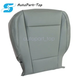 For 2017 2018 2019 2020 2021 Ford F250 F350 Passenger Bottom Leather Cover Gray - Picture 1 of 15