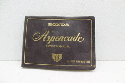 1986 HONDA GOLDWING 1200 GL1200 OWNERS MANUAL BOOK (HB19) - Image 1 of 4