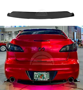 Ducktail Spoiler for Mazda 3 Axela BL 2009-2013 Sedan Duckbill Rear Trunk - Picture 1 of 17