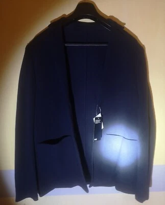 Strick Blazer Sakko Blau Herren 48 - Bild 1 von 4