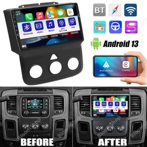 Radio de coche Apple Carplay para Dodge Ram 1500 2500 3500 2013-2018 estéreo GPS navegación BT - Imagen 1 de 18