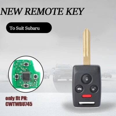 Llave de cabezal remoto para SUBARU Legacy Outback B9 Tribeca 2006-2009 sin llave CWTWBU745 Foto 1 de 4