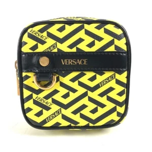 Bolsa de maquillaje VERSACE logo Lagreca Sculler bolsa de cosméticos bolsa múltiple sin usar - Imagen 1 de 9
