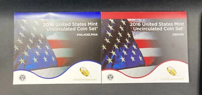 2016 United States Mint Uncirculated Coin Sets - Denver And Philadelphia Mint cd - Image 1 of 4