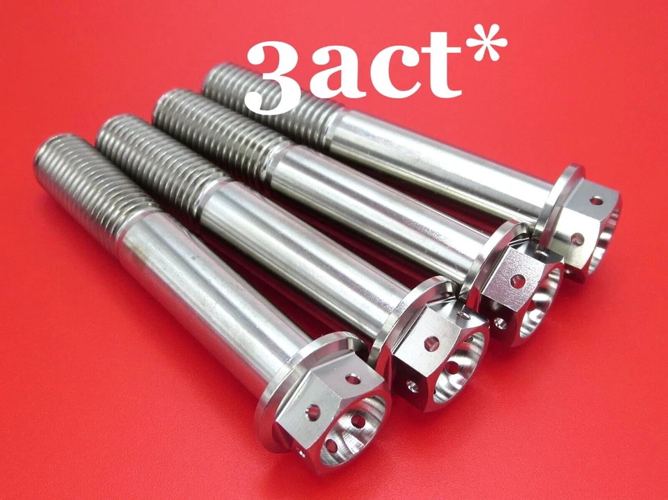 4 pernos Ti / titanio - pinza de freno delantera KAWASAKI Ninja H2, ZX-10R, ZX-14R Foto 1 de 4