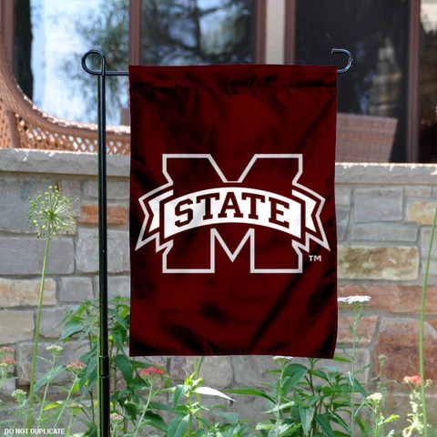 Mississippi State Bulldogs Garden Flag Yard Banner Cover