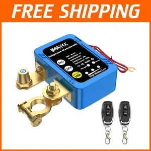 Compact 12V Battery Disconnect Switch with Remote Control & Push Button Function - Picture 1 of 10