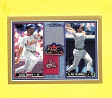 2002 Fleer Fall Classic Alan Trammell Rival Factions Jersey Card Tigers HOF 