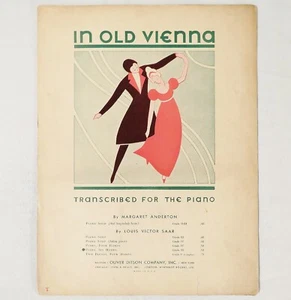 Vintage Sheet Music - IN OLD VIENNA Transcribed for the Piano - 1934 USA - Picture 1 of 3