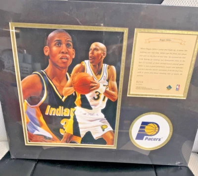 Foto 1995 Reggie Miller 11x14 Indiana Pacers edición limitada #226 Foto 1 de 3